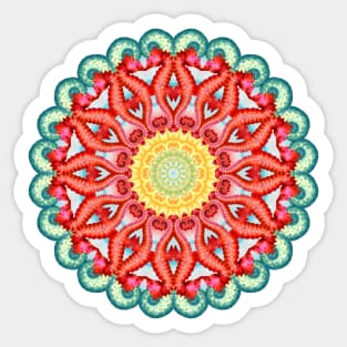 Under The Sea - Mandala Pattern 1 Sticker